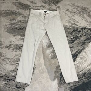 J. Crew Factory Men's Chinos in Cream